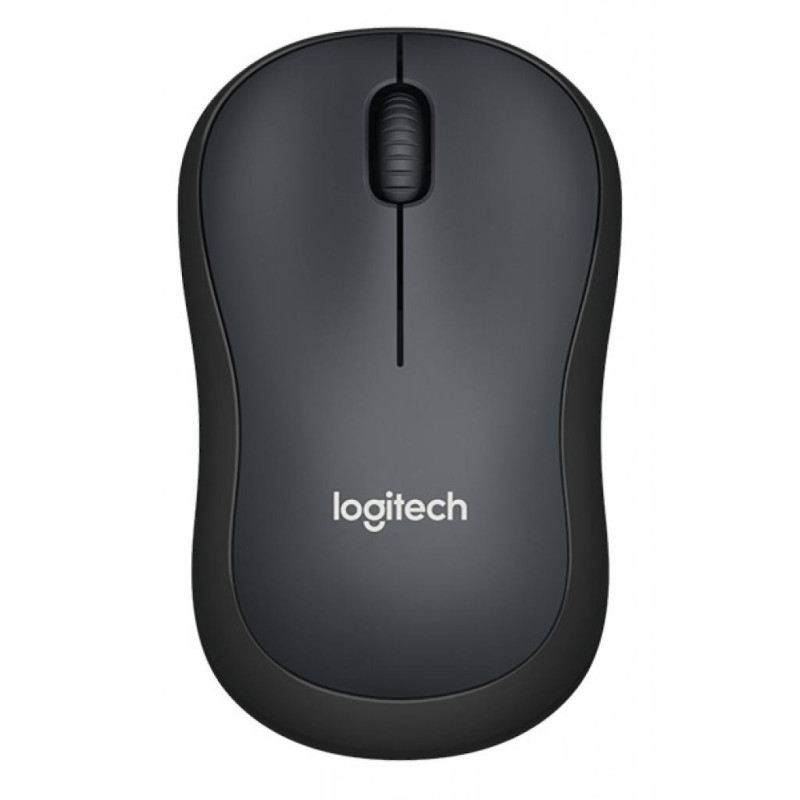 Мишка Logitech M220 бездротова, сіра з чорним