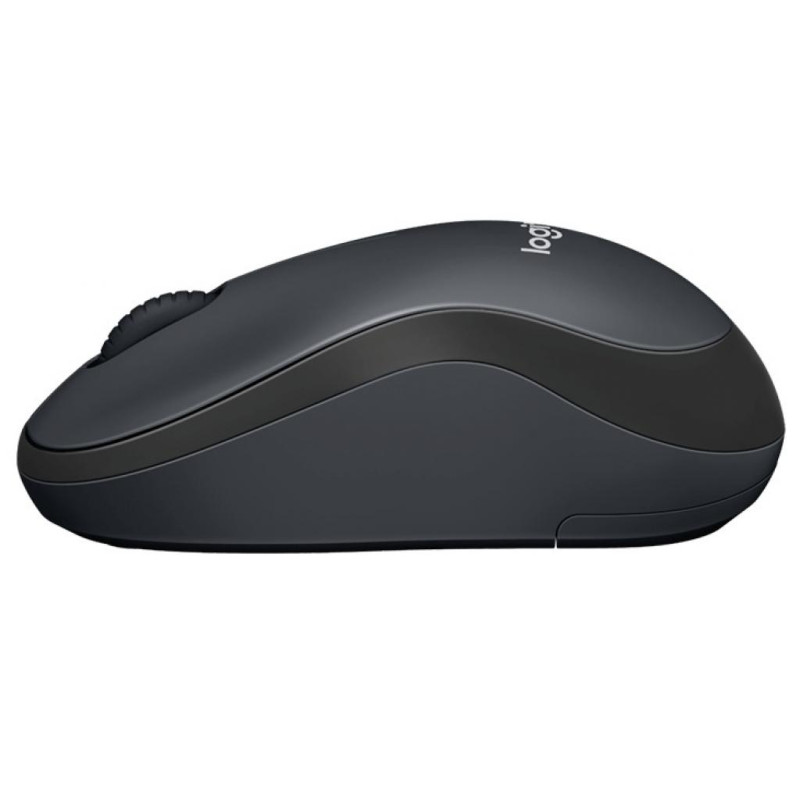 Мишка Logitech M220 бездротова, сіра з чорним