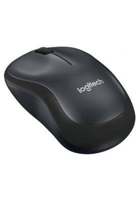 Мишка Logitech M220 бездротова, сіра з чорним