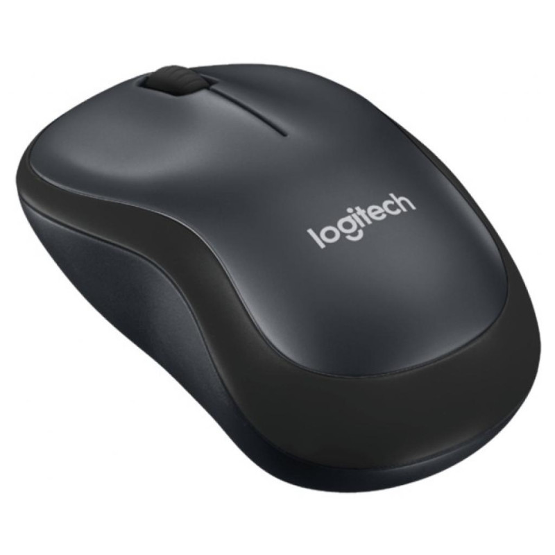 Мишка Logitech M220 бездротова, сіра з чорним