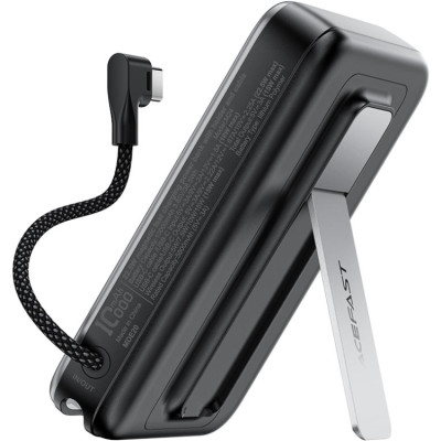 УМБ Acefast Magnetic Wireless 10000mAh 22.5W PD,QC 3.0 USB-C In/Out, QI 15W M24 Metal Gray УМБ Acefast Magnetic Wireless 10000mAh 22.5W PD,QC 3.0 USB-C In/Out, QI 15W M24 Metal Gray