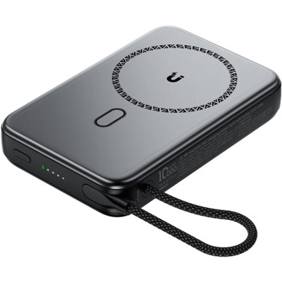 УМБ Acefast Magnetic Wireless 10000mAh 22.5W PD,QC 3.0 USB-C In/Out, QI 15W M24 Metal Gray УМБ Acefast Magnetic Wireless 10000mAh 22.5W PD,QC 3.0 USB-C In/Out, QI 15W M24 Metal Gray