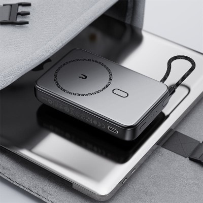 УМБ Acefast Magnetic Wireless 10000mAh 22.5W PD,QC 3.0 USB-C In/Out, QI 15W M24 Metal Gray УМБ Acefast Magnetic Wireless 10000mAh 22.5W PD,QC 3.0 USB-C In/Out, QI 15W M24 Metal Gray