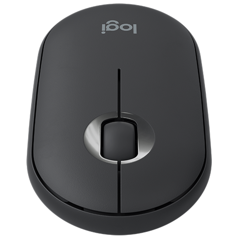 Мишка Logitech M350 Pebble бездротова Graphite