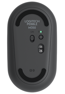 Мишка Logitech M350 Pebble бездротова Graphite