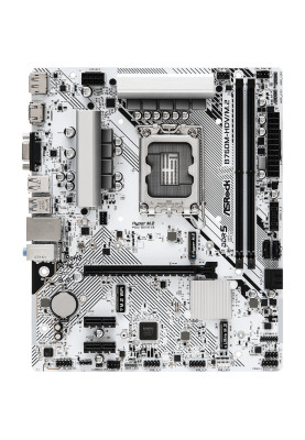 ASRock B760M-HDV/M.2 (1700/B760, 2*DDR5, 1xPCIex16, 4xSATAІІІ, 2xM.2, 2.5GLan, 7.1ch, mATX)