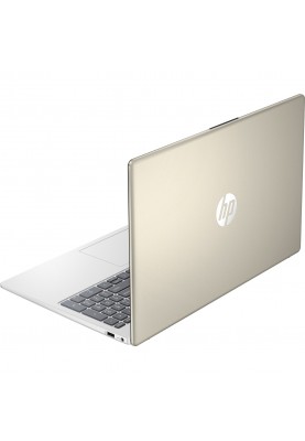 Ноутбук HP 15-fd0052ua 15.6" FHD IPS, 250n/Intel N100 (3.4)/8Gb/SSD512Gb/Int UHD/Підсв/DOS/Золотистий (834Y5EA)