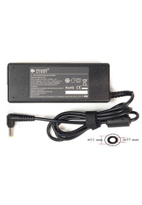 Блок живлення для ноутбуків PowerPlant ASUS 220V, 19V 90W 4.74A (5.5*2.5)
