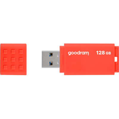 USB Flash GoodRAM 128GB USB 3.0 UME3 Orange, Retail USB Flash GoodRAM 128GB USB 3.0 UME3 Orange, Retail