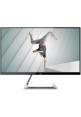 Монітор TFT 27" AOC Q27T1, IPS, QHD, HDMI, DP, чорний з сріблястим