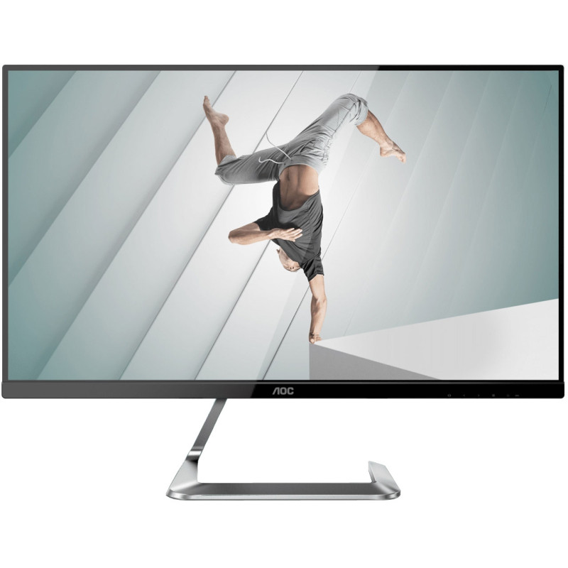 Монітор TFT 27" AOC Q27T1, IPS, QHD, HDMI, DP, чорний з сріблястим