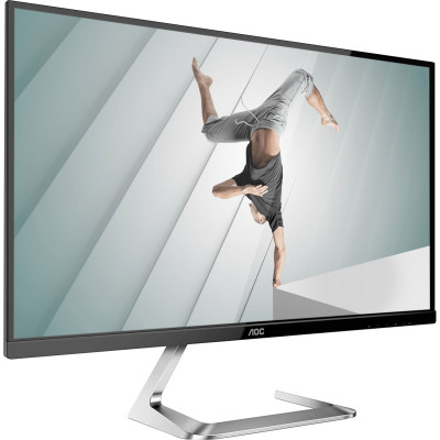 Монітор TFT 27" AOC Q27T1, IPS, QHD, HDMI, DP, чорний з сріблястим