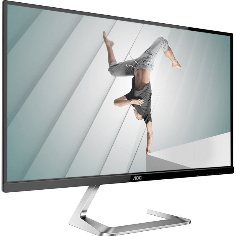 Монітор TFT 27" AOC Q27T1, IPS, QHD, HDMI, DP, чорний з сріблястим