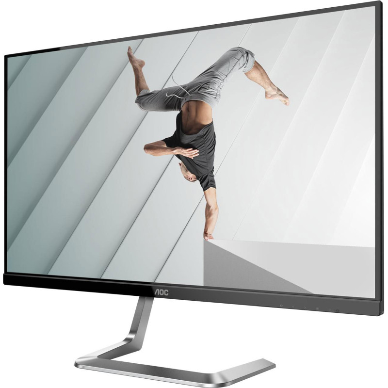 Монітор TFT 27" AOC Q27T1, IPS, QHD, HDMI, DP, чорний з сріблястим