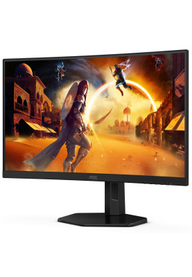 TFT 27" AOC CQ27G4X, вигнутий, VA, QHD, 180Hz, 0,5мс, 2хHDMI, DP, HAS, чорно-сірий