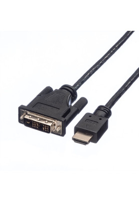 Кабель HDMI M - DVI 18M, 10.0 м Roline