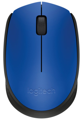 Мишка Logitech M171 бездротова, блакитна з чорним