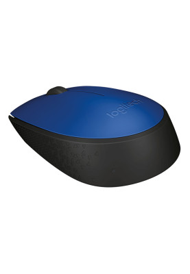 Мишка Logitech M171 бездротова, блакитна з чорним