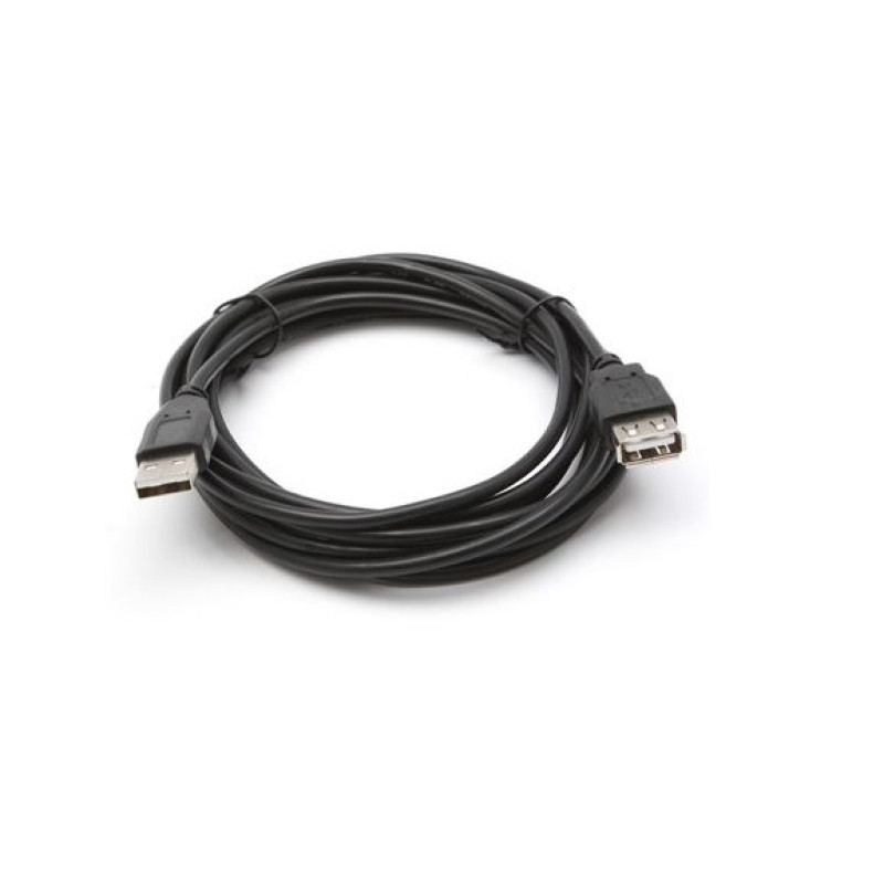 Кабель продовжувач USB 2.0 AM-AF,1.4 м, чорний