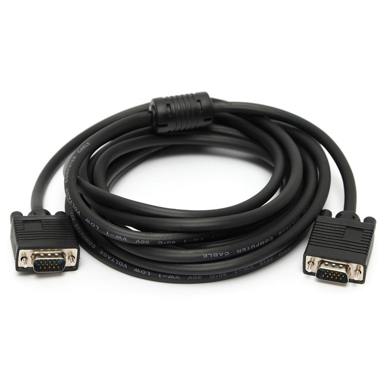 Кабель VGA 15M-15M, 5.0 м з феритами, екранований