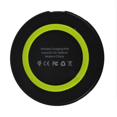 Зарядний пристрій Wireless QI 5V/1A чорний