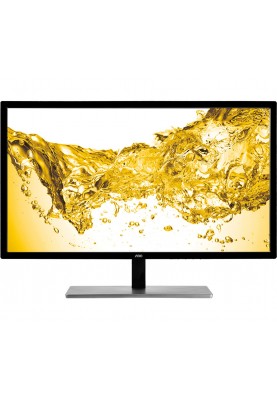 Монітор TFT 28" AOC U2879VF, 4K, 1мс. (GtG), D-SUB, DVI, HDMI (MHL), Displayport 1.2a, чорний с сріблястим