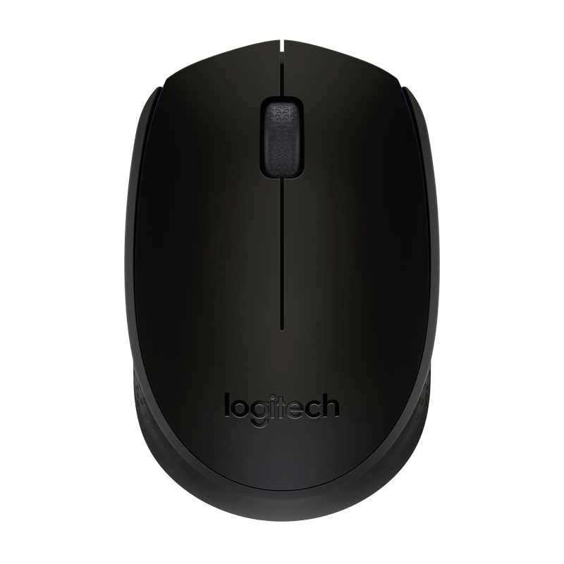 Мишка Logitech M171 бездротова, сіра з чорним