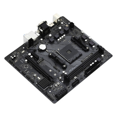 ASRock A520M-HDV/REF (AM4/A520, 2*DDR4, PCIex16, D-Sub/DVI-D/HDMI, 4xSATAІІІ, M.2, GLan, 8ch, mATX)