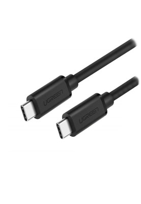 Кабель USB 2.0 Type-C M-M, 1.5 м, (18W) Чорний, Cable Nickel Plating US286 UGREEN