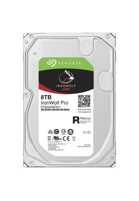 Накопичувач HDD 8000Gb, 7200rpm, Seagate IronWolf Pro, 256MB,  SATA III