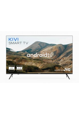 Телевізор 43 Kivi 43U740LB UHD/Smart/Android 9.0/T2/Kivi Media/JVC Sound/Frameless/Magic Motion/Black