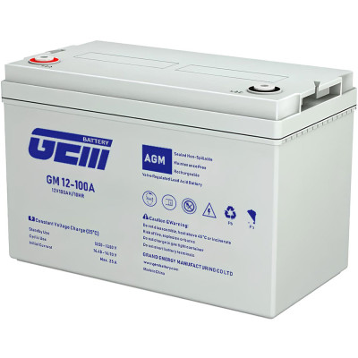 Акумуляторна батарея GEM Battery 12V, 100A, AGM