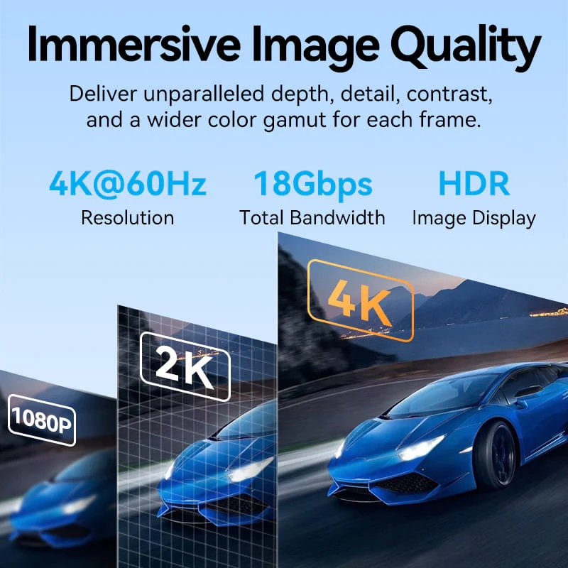 Кабель HDMI M - M, 12.0  м, V2.0, 4K 60Гц, обплетення, Zinc Alloy Type чорний Vention