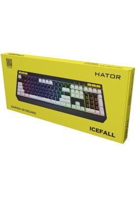 Клавіатура ігрова мембранна HATOR Icefall  black