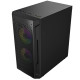 Корпус LogicConcept ARAMIS MESH+GLASS ARGB fans 3x120mm BLACK без БЖ mATX