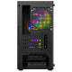 Корпус LogicConcept ARAMIS MESH+GLASS ARGB fans 3x120mm BLACK без БЖ mATX