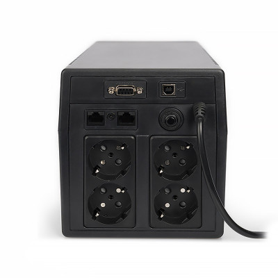 ДБЖ Digitus Line-Interactive, 1000VA/600W, LCD, 4xSchuko, RJ45, RS232, USB