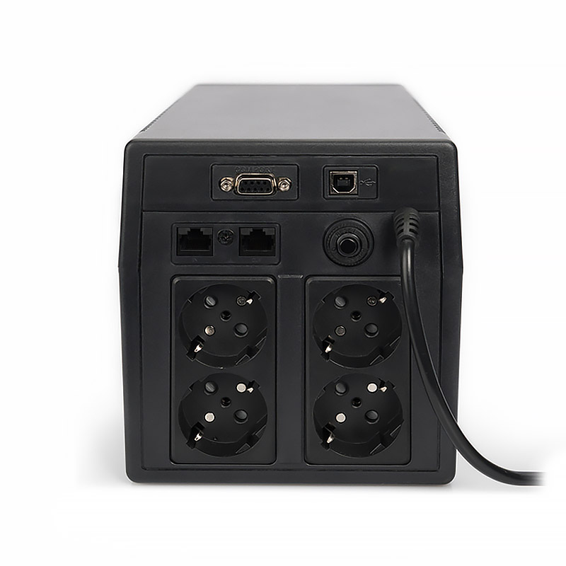 ДБЖ Digitus Line-Interactive, 1000VA/600W, LCD, 4xSchuko, RJ45, RS232, USB