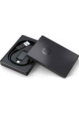 SSD external, USB 3.1 Gen2 Type-C  256Gb, HP P700, TLC, Black, чорний, Retail