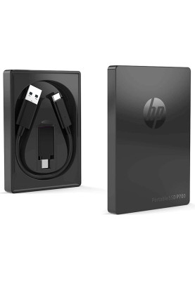 SSD external, USB 3.1 Gen2 Type-C  256Gb, HP P700, TLC, Black, чорний, Retail