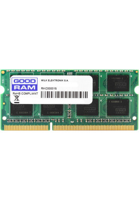 SoDIMM 8GB DDR3 1600 MHz GoodRAM, Retail