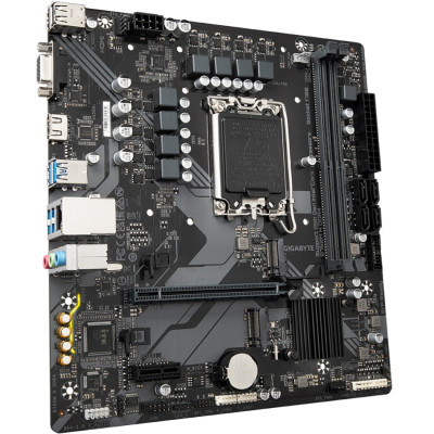 Gigabyte B760M H DDR4 (1700/B760, 2*DDR4, 2хM.2, PCIex16, VGA , HDMI, 1GbE LAN, mATX)