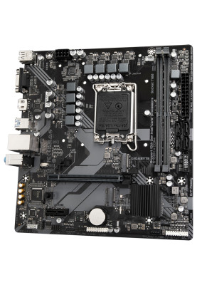Gigabyte B760M H DDR4 (1700/B760, 2*DDR4, 2хM.2, PCIex16, VGA , HDMI, 1GbE LAN, mATX)