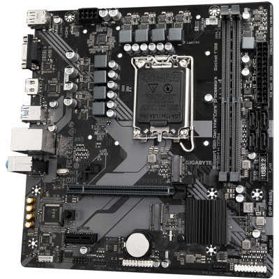 Gigabyte B760M H DDR4 (1700/B760, 2*DDR4, 2хM.2, PCIex16, VGA , HDMI, 1GbE LAN, mATX)