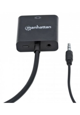 Перехідник HDMI M -> VGA F (з аудіо інтерфейсом) RTL Manhattan