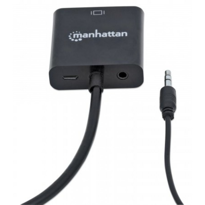 Перехідник HDMI M -> VGA F (з аудіо інтерфейсом) RTL Manhattan