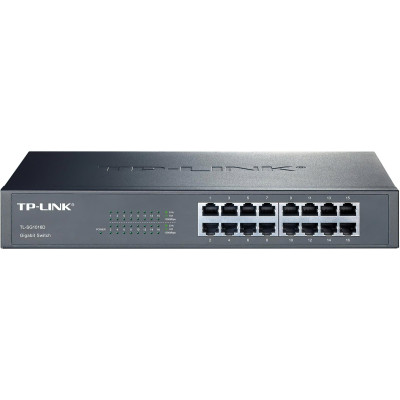 Комутатор TP-Link TL-SG1016D, 16 портовий, 10/100/1000
