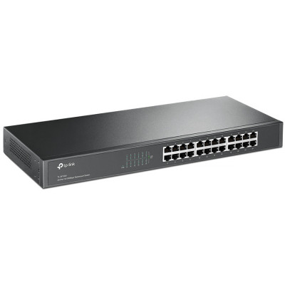 Комутатор TP-Link TL-SF1024, 24*10/100M, 1U rack mount, металевий корпус