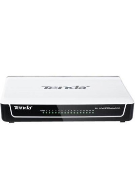 Комутатор TENDA S16 16port 10/100BaseTX, desktop