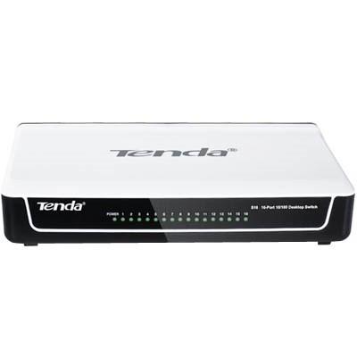 Комутатор TENDA S16 16port 10/100BaseTX, desktop